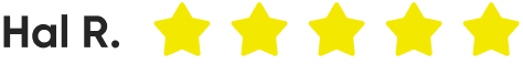 Hal R. 5 star rating