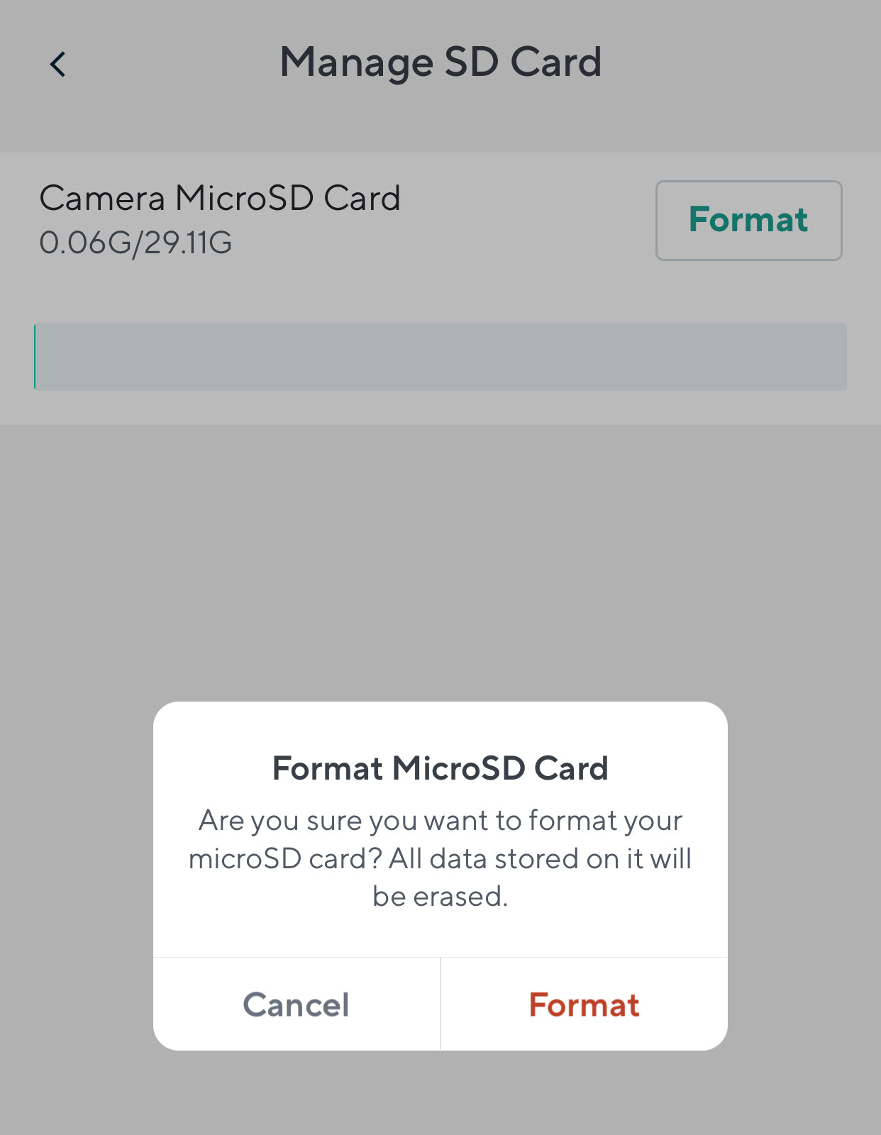 manage sd card