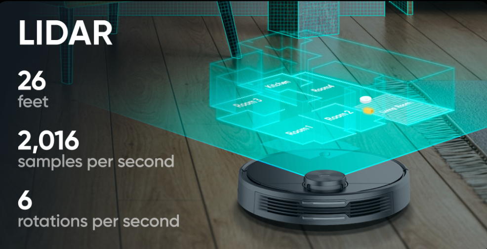 Robot Vacuum mapping out house