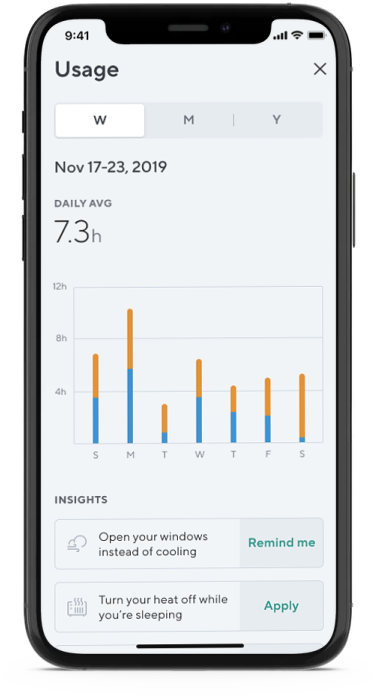 wyze thermostat usage in app