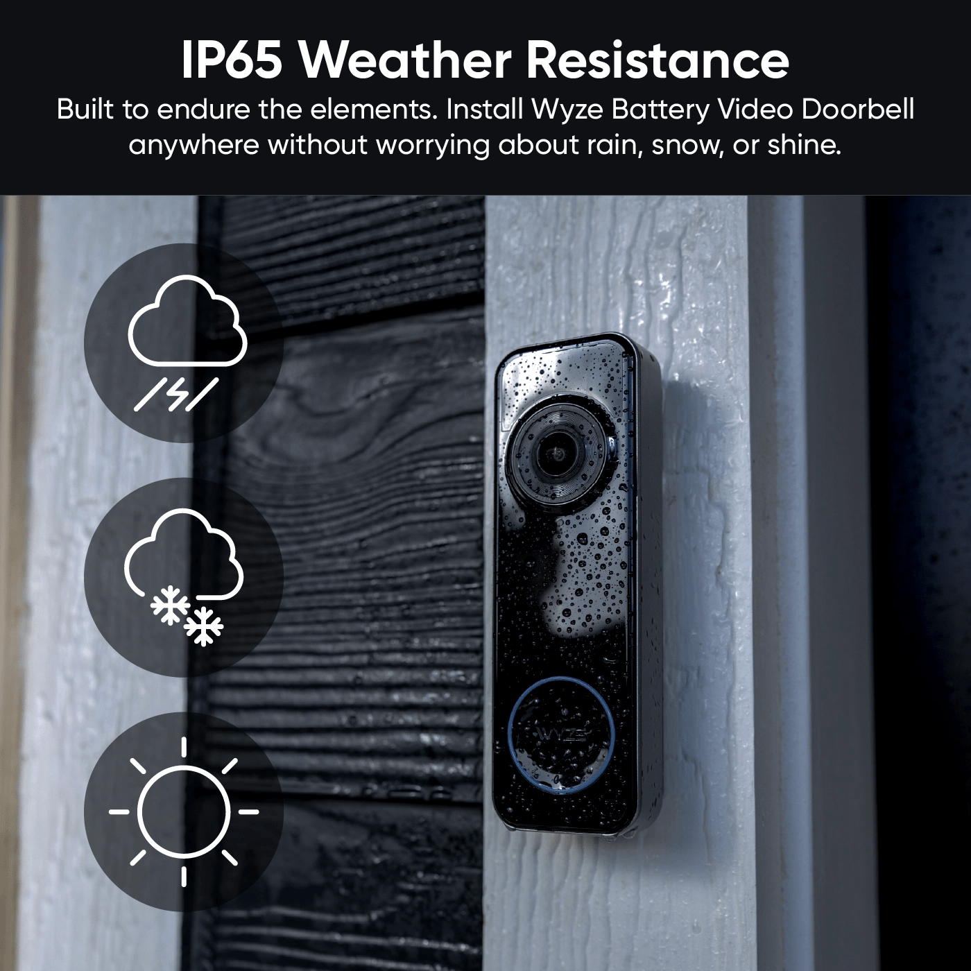 Battery Video Doorbell + Palm Lock - Wyze Labs, Inc.