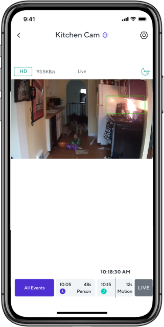 wyze in app