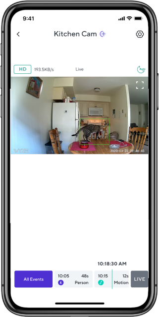 wyze in app