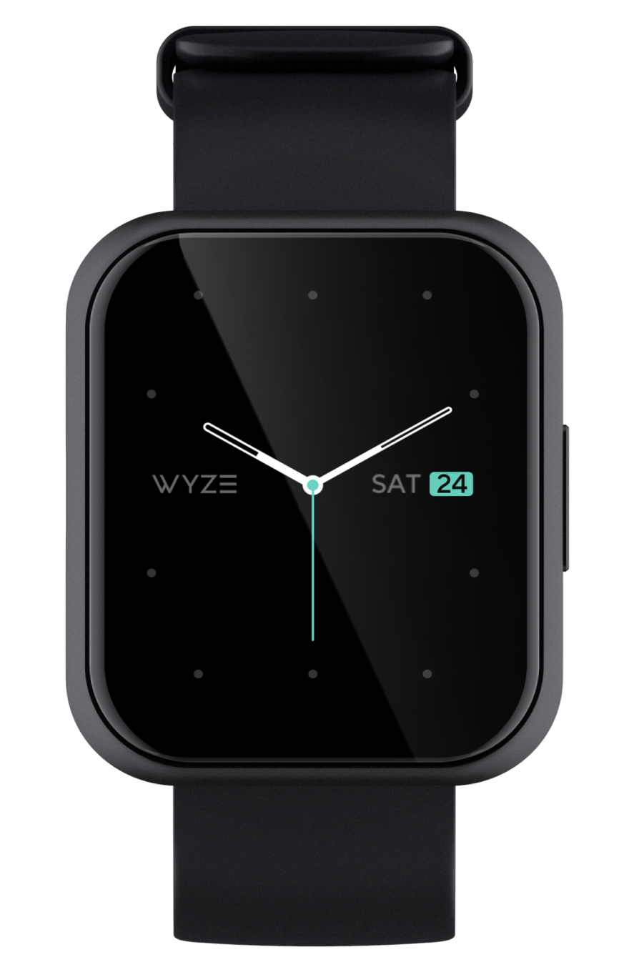 Black Wyze watch 44 watch face