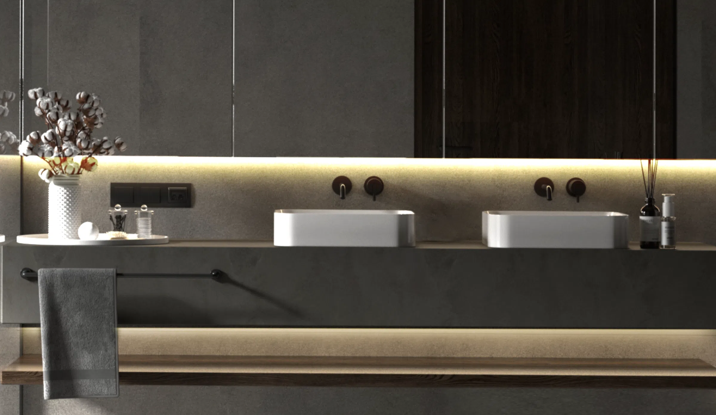 lightstrip bathroom
