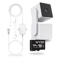 Wyze Cam Pan v3 Outdoor Bundle - White