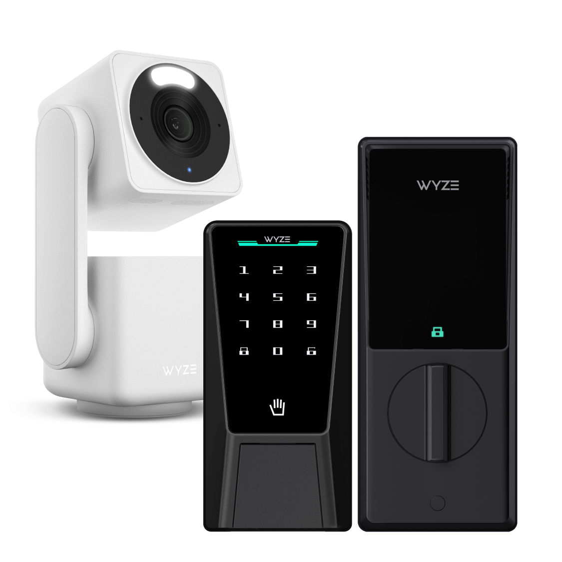 Wyze Secure Entry Advanced Bundle | Palm Lock + Cam Pan v4