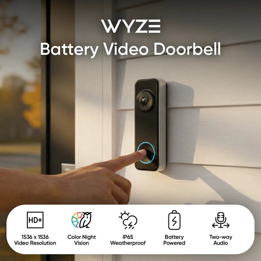 Wyze Battery Video Doorbell WYZEBVD - Wyze Labs, Inc.