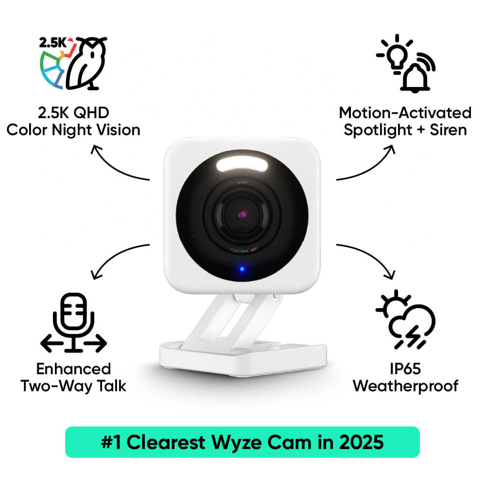 Wyze Cam V4 Security Wireless Cameras Outdoor Indoor Security Best