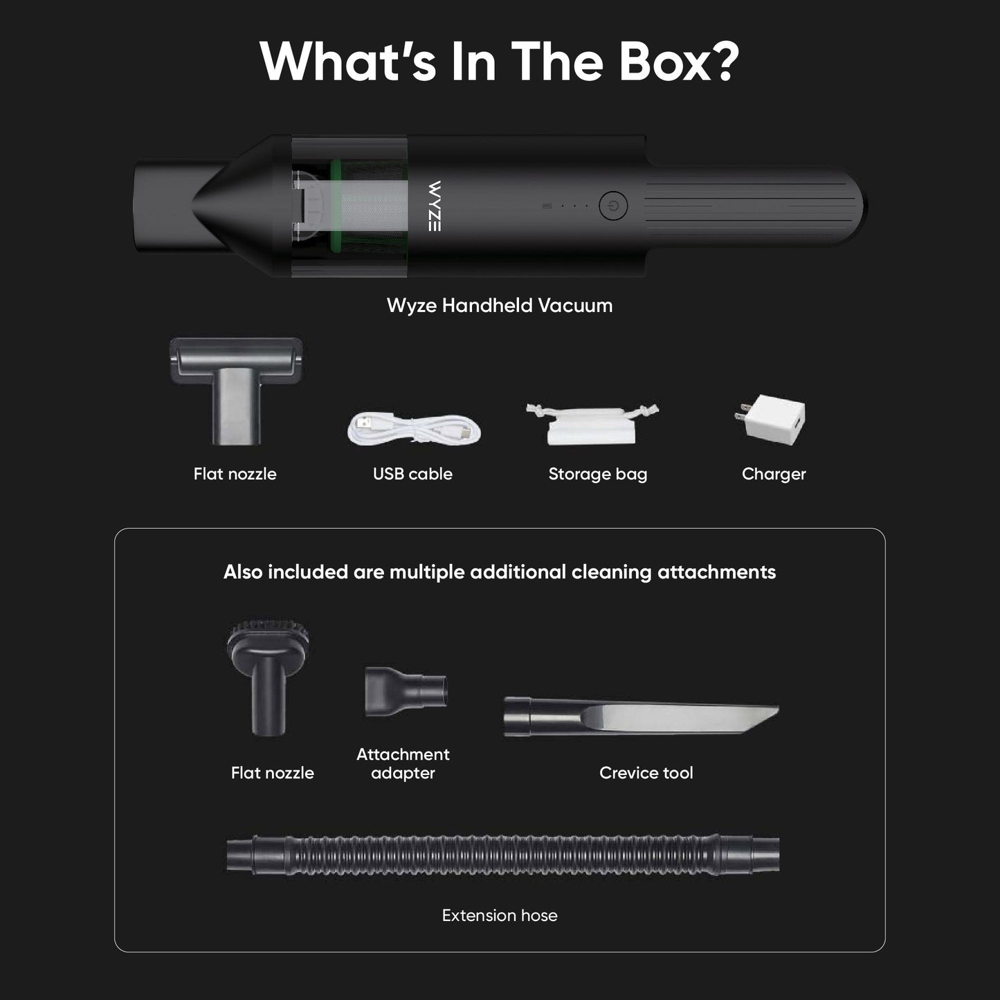 Wyze Handheld Vacuum WYZEHHV - Wyze Labs, Inc.