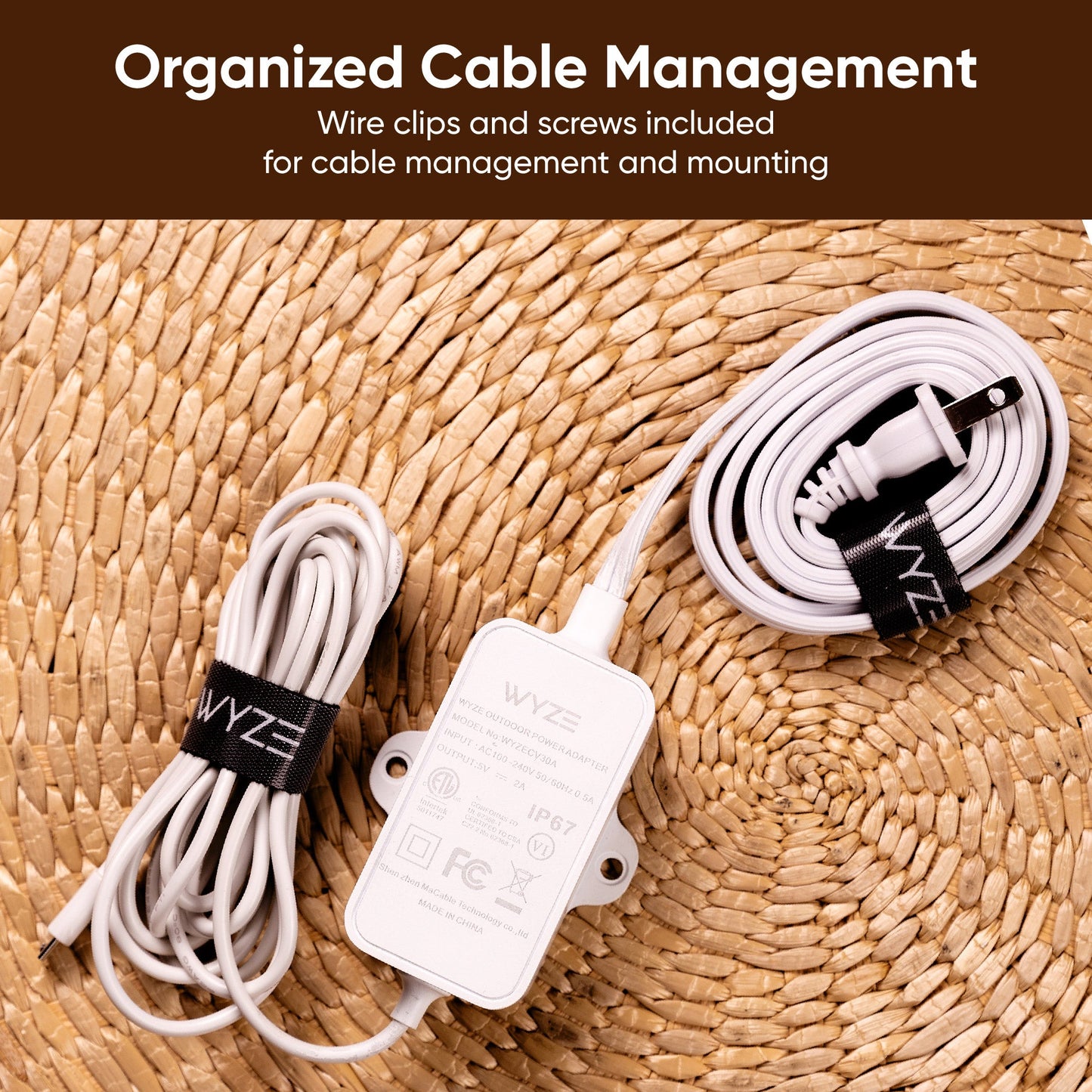 Wyze Outdoor Power Adapter WYZEOPAV3 - Wyze Labs, Inc.