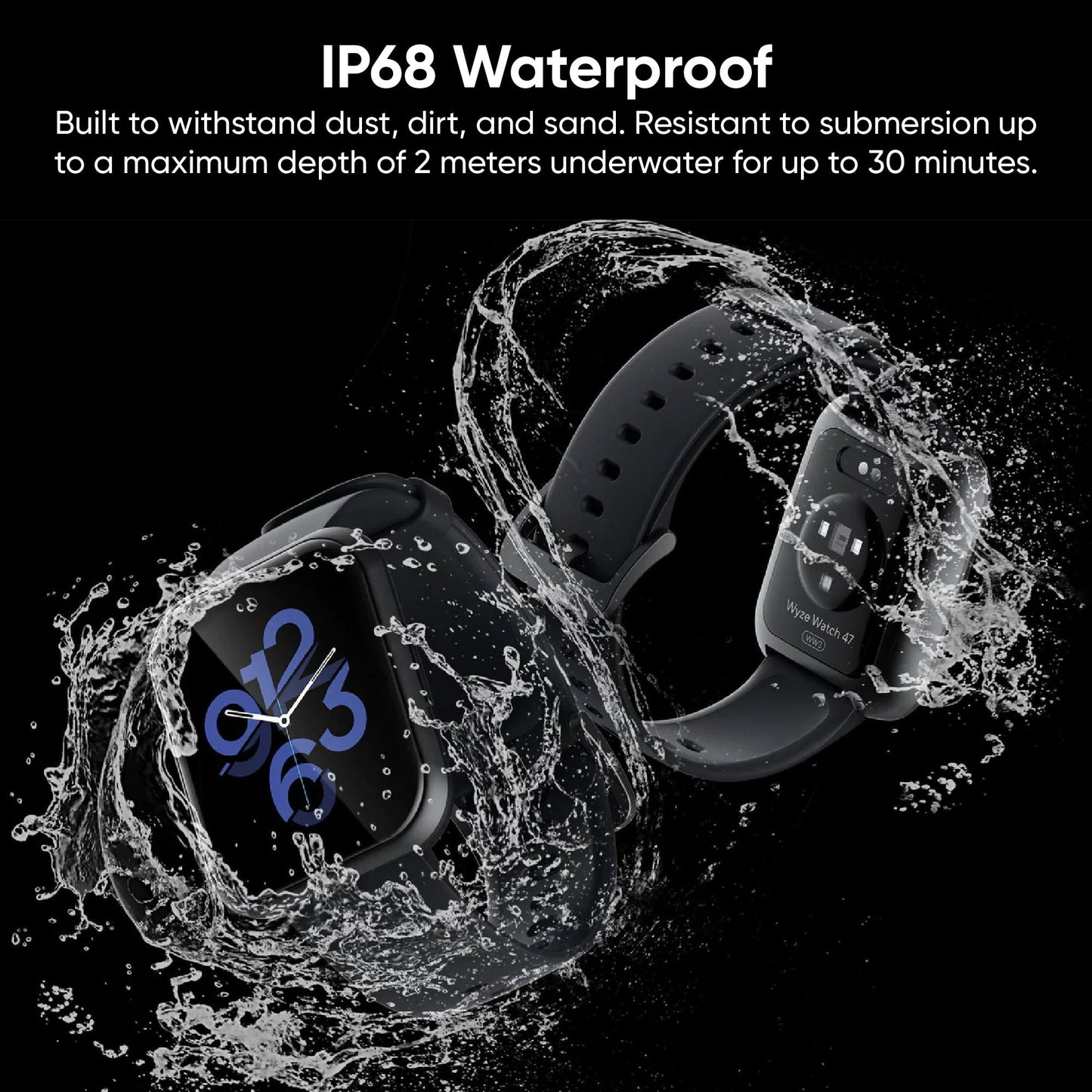 Wyze Watch 47c WW3 - BLACK - Wyze Labs, Inc.