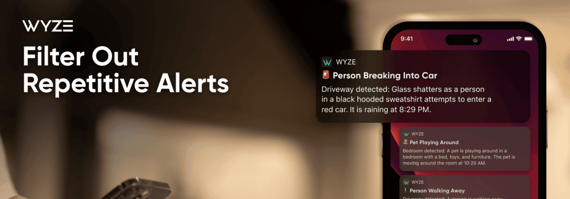 Filter Our Repetitive Alerts with the Wyze App