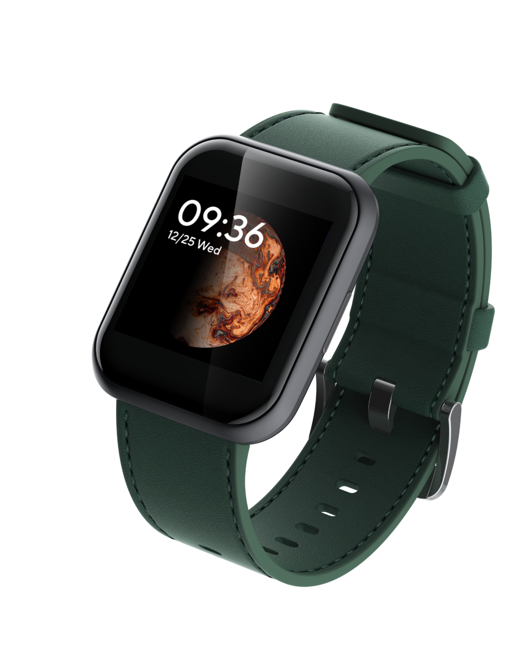 Wyze Watch 44 with dark green band