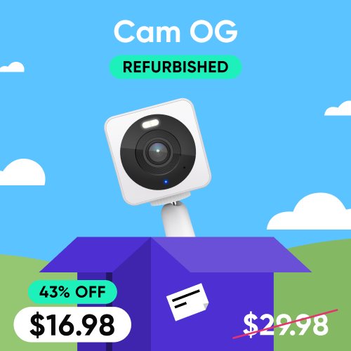 Refurbished Cam OG on sale for 43% off. Now only $16.98.