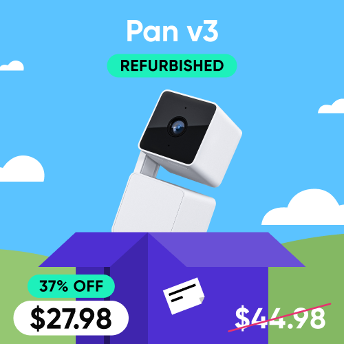 Refurbished Pan v3 on sale for 37% off. Now only $27.98.