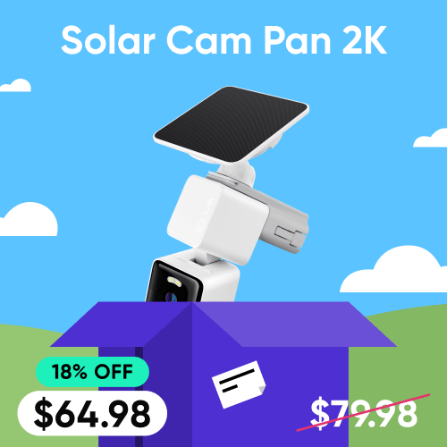 Solar Cam Pan 2K on sale for 18% off. Now only $64.98.