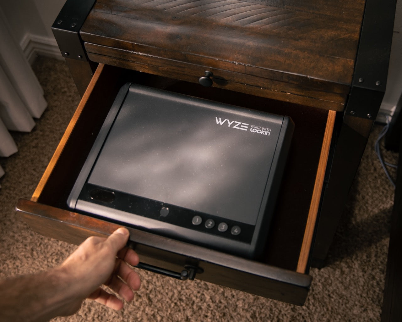 gun safe in a drawer 