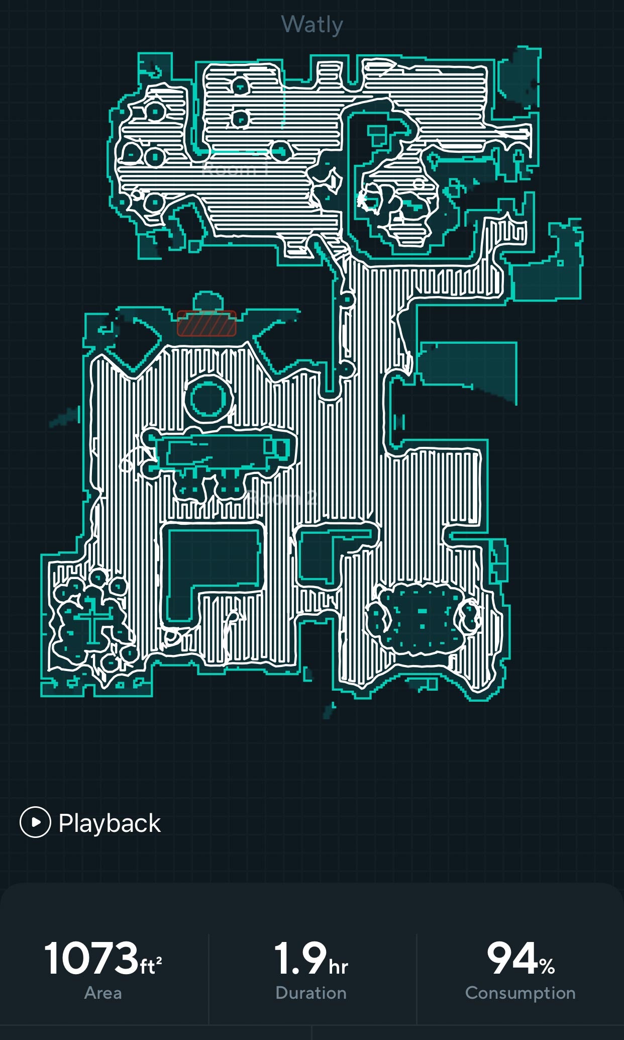 Robot vacuum house map