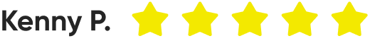 Kenny P. 5 star rating