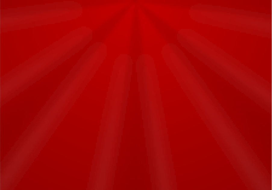 A red background with a yellow sun in the center.