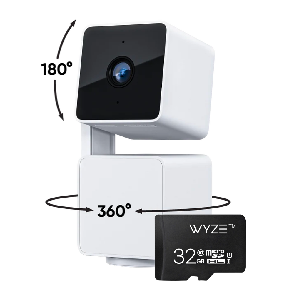Wyze Cam Pan v3 | Remotely Spins 360°, Tilts 180°. Security Cam