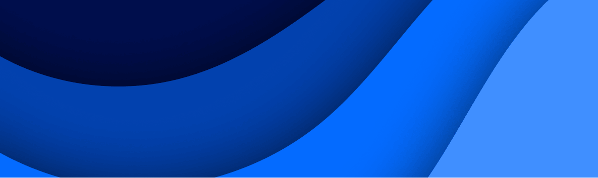 Gradient of blue colors with abstract shapes on a blue background