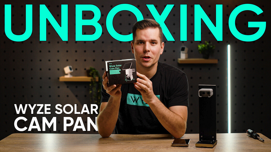 Load video: Wyze Solar Cam Pan Unboxing.
