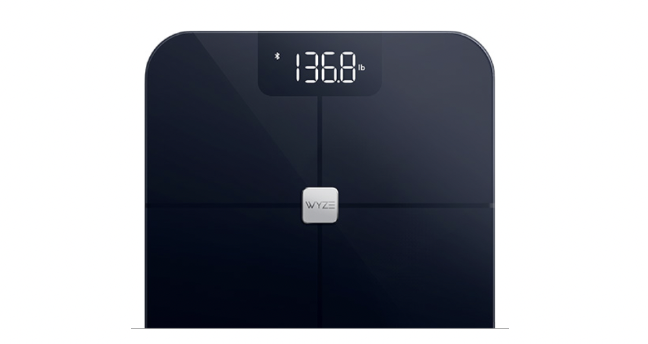 A digital scale displaying a weight of 135.6 pounds.