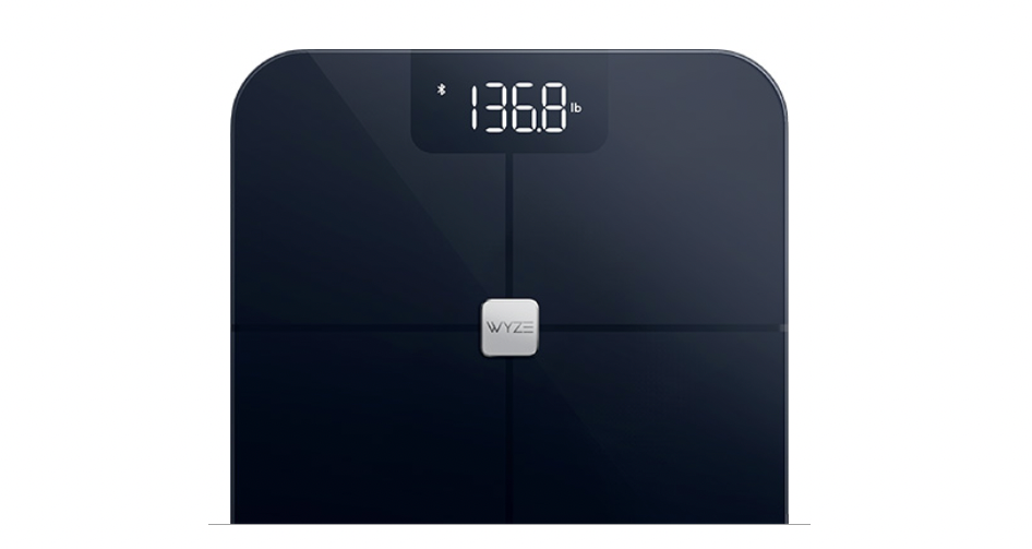 A digital scale displaying a weight of 135.6 pounds.