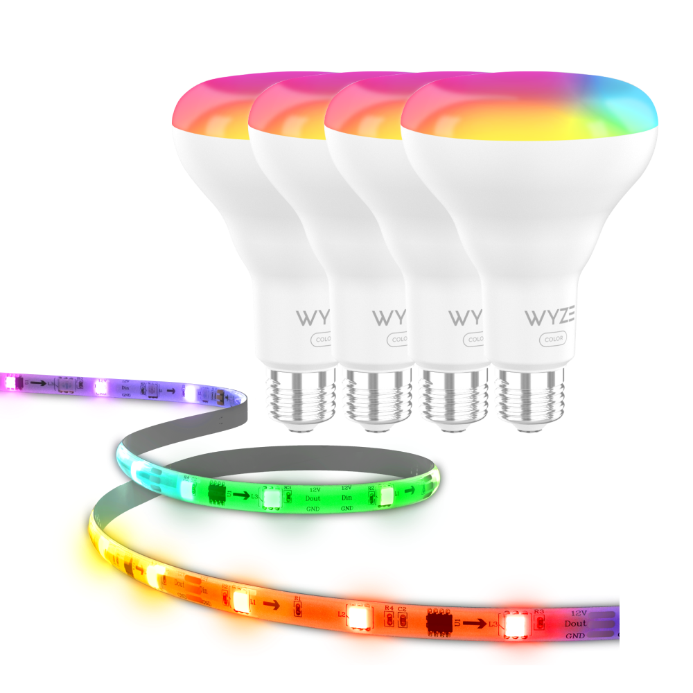 Smart Lighting Kit Bulb Color BR30 Light Strip Pro Bundle