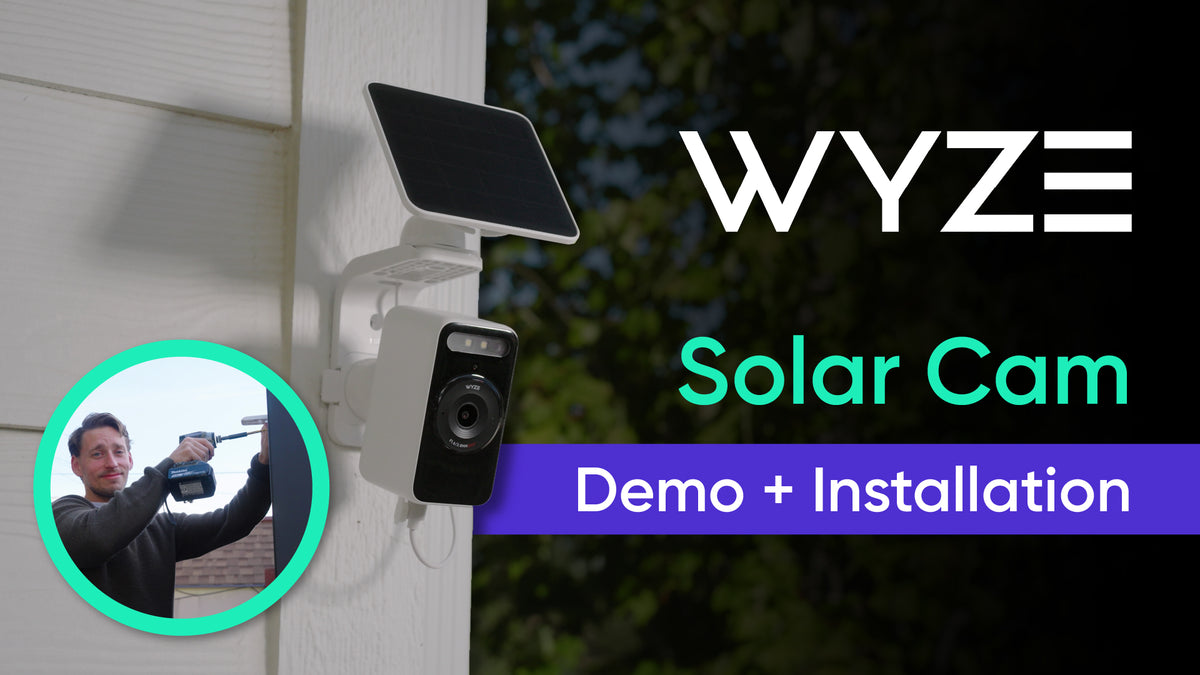 Load video: Wyze Solar Cam