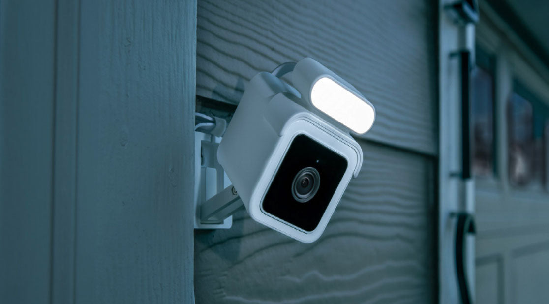 spotlight mounted on a wyze cam v3