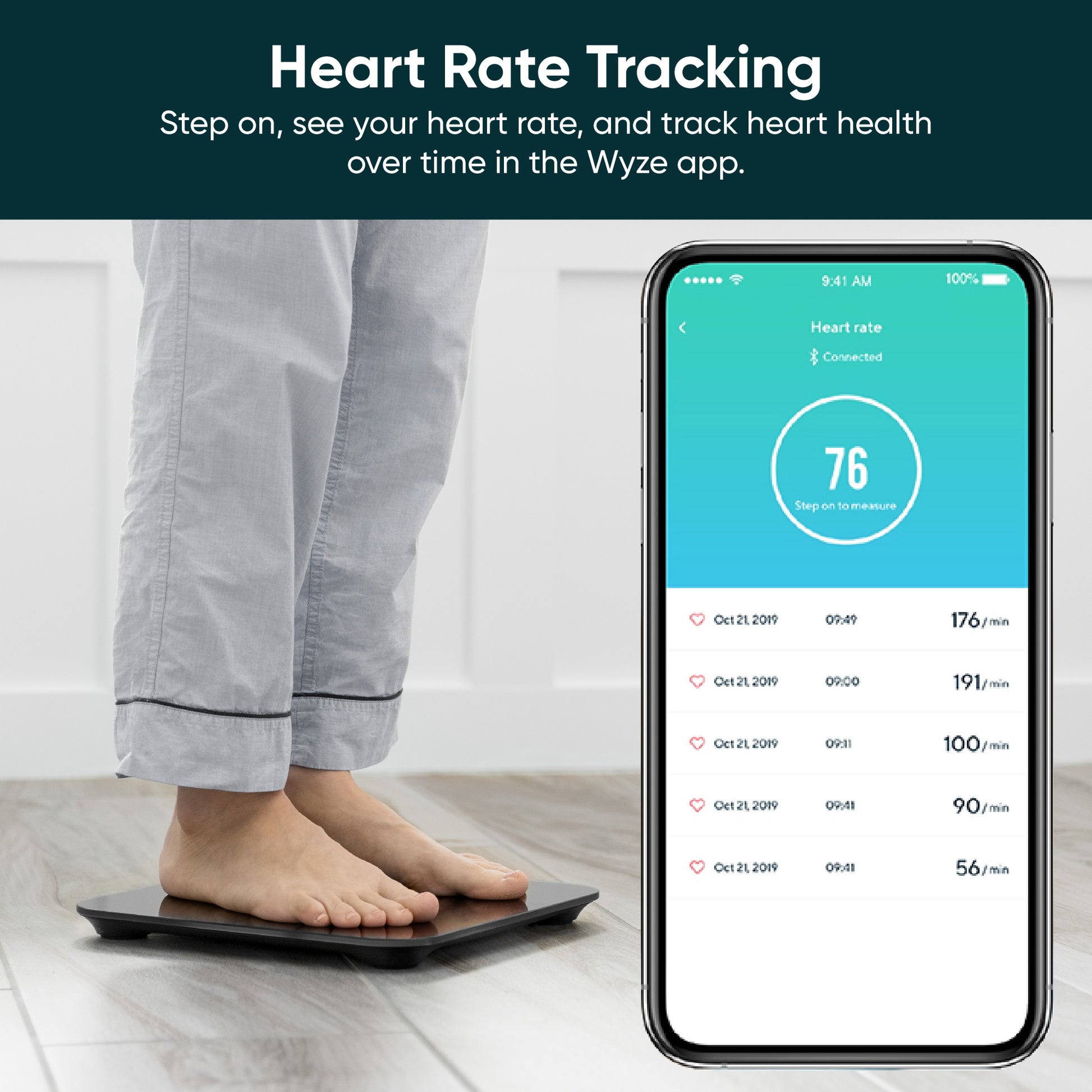 WITHINGS Body Smart - Accurate Scale for Body Weight and Fat Percentage,  Body Composition Wi-Fi and Bluetooth Weight Scale, Baby Weight Scale, Smart