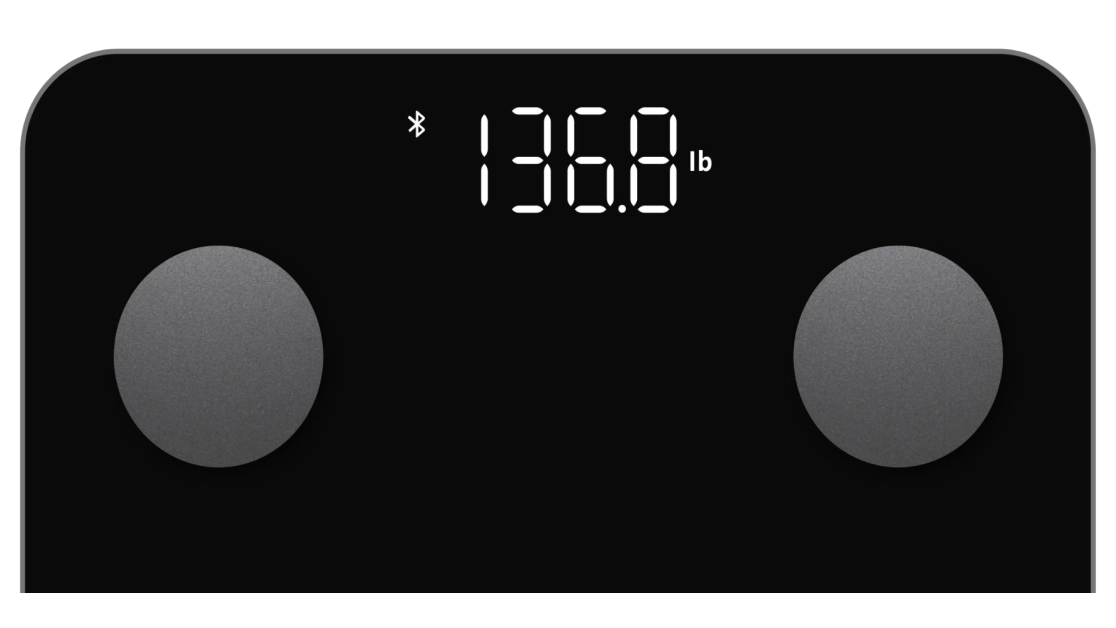 A digital scale displaying the number 1368.
