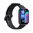 Black Wyze Watch 47c. Shows watch band and smart digital interface with an app screen open.