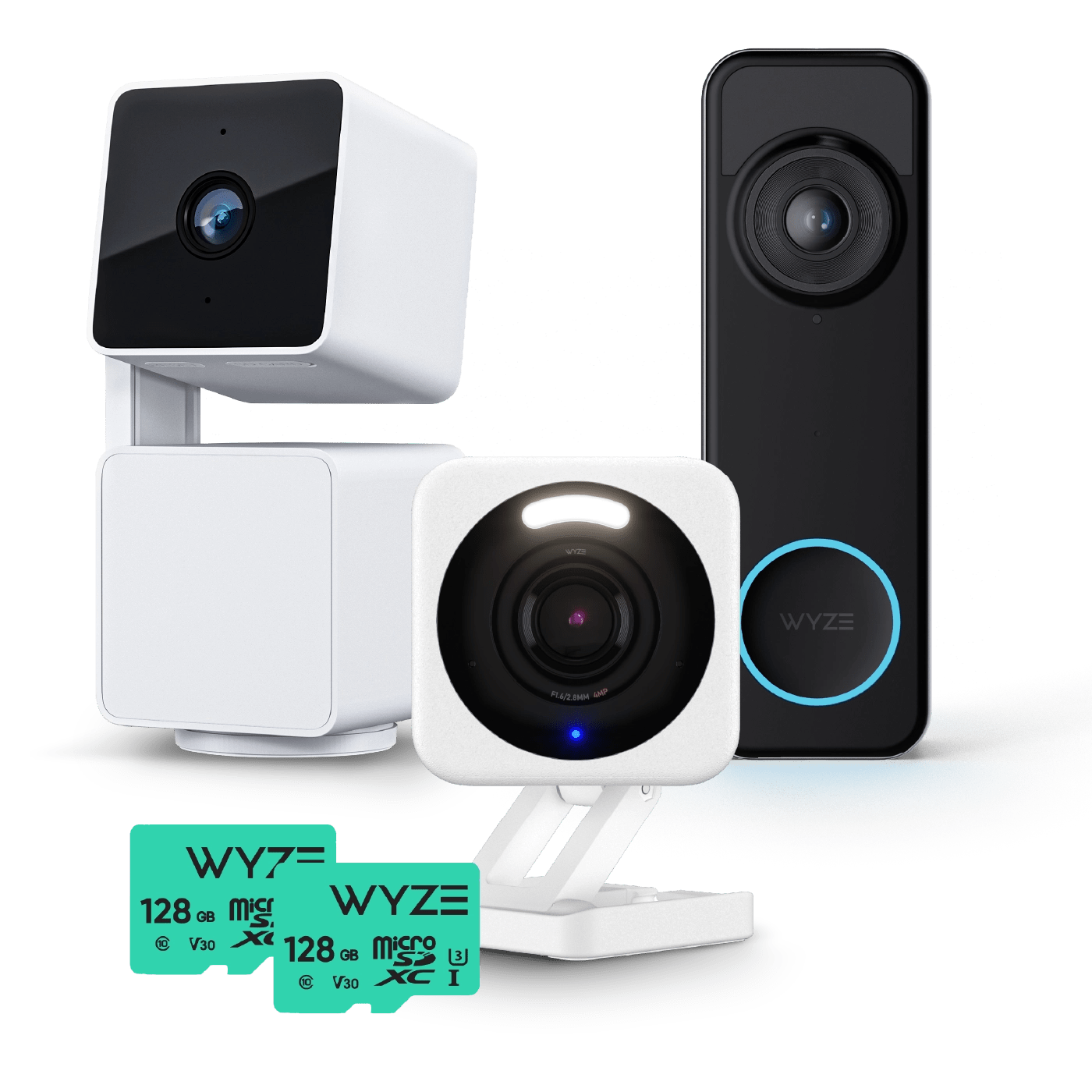 Apartment Plus Kit SVB-CPAN3-C4WH-BVD-MSD128C10 - Wyze Labs, Inc.