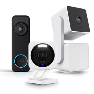Wyze Apartment Plus Kit - Upgrade your apartment security without drilling, wiring, or permanent installation.
