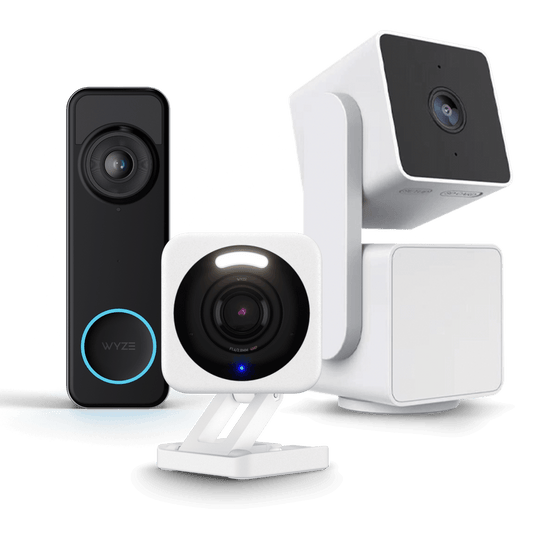 Wyze Apartment Plus Kit - Upgrade your apartment security without drilling, wiring, or permanent installation.