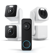 Wyze Apartment Pro Kit: Bundle of 4 Wyze cameras, 2 of which are pan-and-tilt.