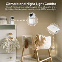 A Baby Monitoring Plus kit that includes a camera and night light combo.