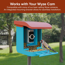 Wyze Bird Feeder Camera Bundle with Live View - White