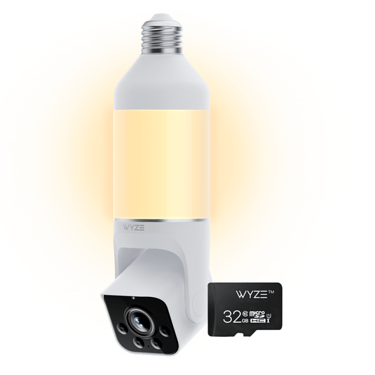 Bulb Cam + Free 32GB microSD SVB - BC - MSD32C10 - Wyze Labs, Inc.