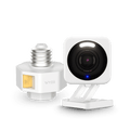 Cam v4 + Lamp Socket v2 Bundle - White