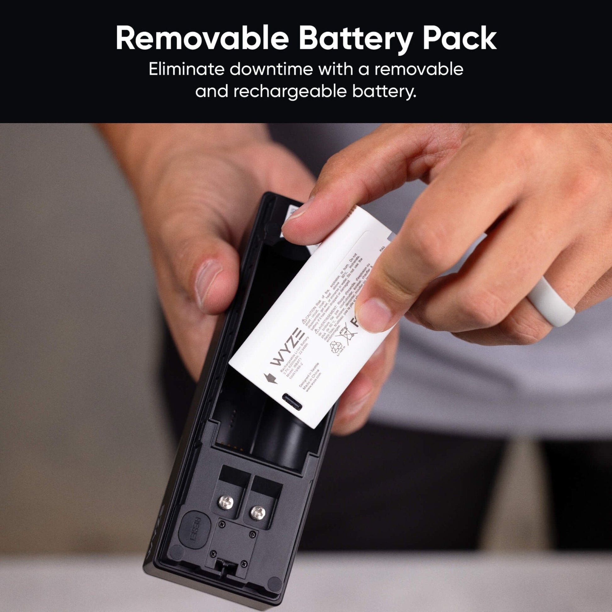 Duo Cam Doorbell + Extra Battery SVB - DB - DUO - BL - WBAT2 - Wyze Labs, Inc.