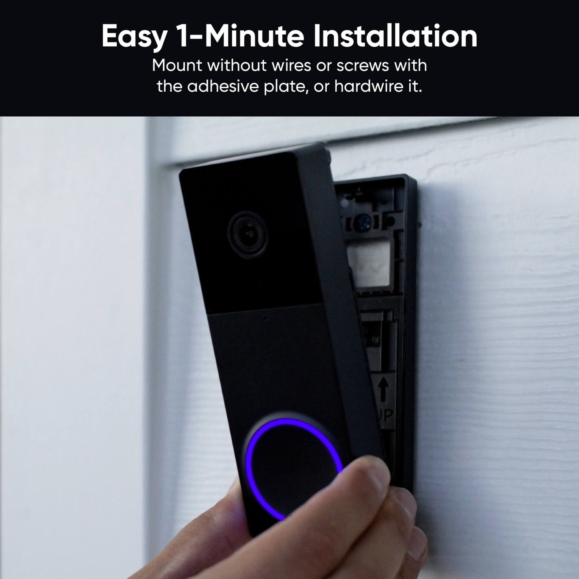 Duo Cam Doorbell + Extra Battery SVB - DB - DUO - BL - WBAT2 - Wyze Labs, Inc.