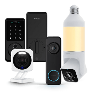 Le Kit de sécurité Entry Point Plus comprend une serrure intelligente, une caméra.