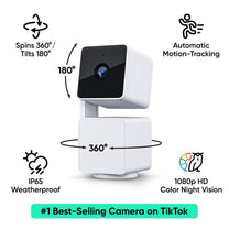 The Ultimate Security Bundle from Wyze Labs, Inc. includes a 1080p HD camera, motion sensor, and weatherproof case.
