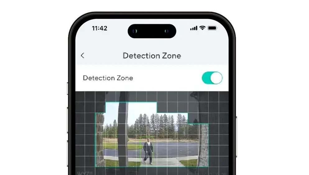 Wyze Window Cam motion detection zones