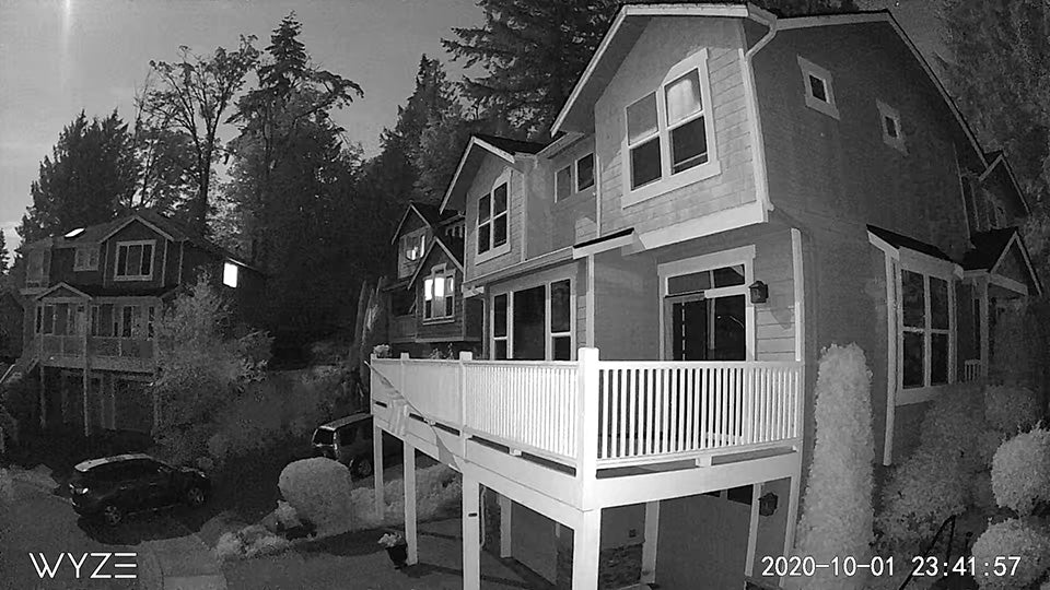 night vision house picture